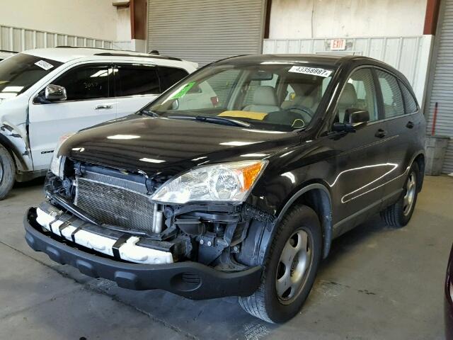 JHLRE38358C013624 - 2008 HONDA CR-V BLACK photo 2