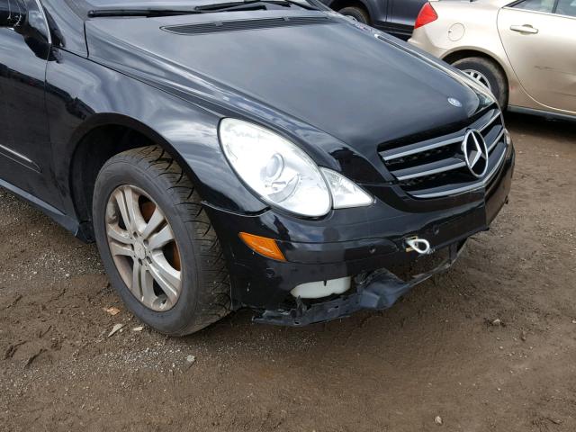 4JGCB65E79A092418 - 2009 MERCEDES-BENZ R 350 4MAT BLACK photo 9