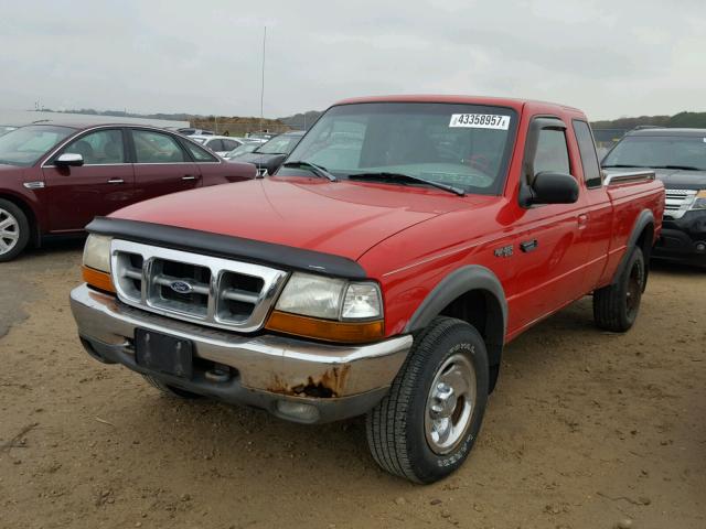 1FTZR15X3WPA59584 - 1998 FORD RANGER RED photo 2