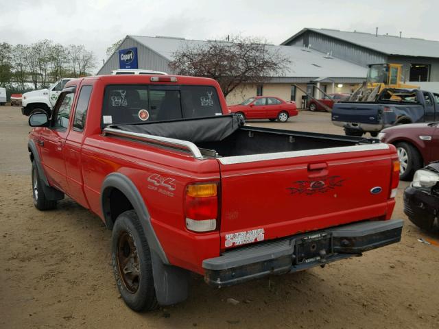 1FTZR15X3WPA59584 - 1998 FORD RANGER RED photo 3