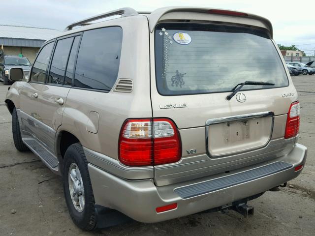 JT6HT00W8Y0115740 - 2000 LEXUS LX 470 TAN photo 3