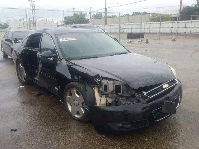 2G1WD58C369338879 - 2006 CHEVROLET IMPALA SUP BLACK photo 1