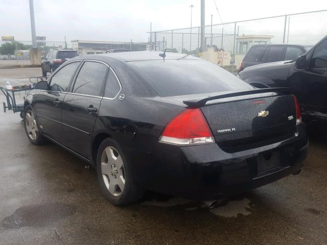2G1WD58C369338879 - 2006 CHEVROLET IMPALA SUP BLACK photo 3
