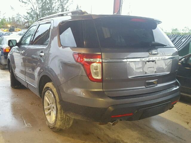 1FMHK8D85BGA00982 - 2011 FORD EXPLORER X CHARCOAL photo 3