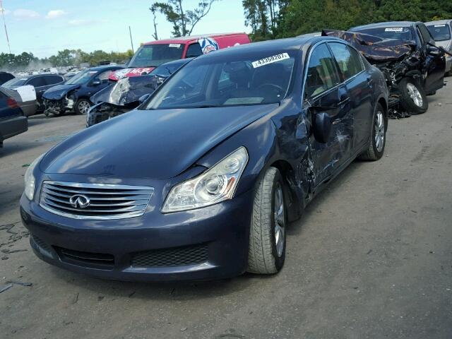 JNKCV61F29M363893 - 2009 INFINITI G37 GRAY photo 2