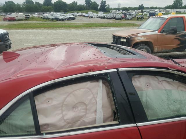 1G11D5RR9DF102531 - 2013 CHEVROLET MALIBU 1LT წითელი ფოტო 9