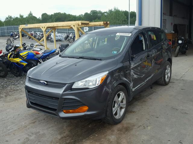 1FMCU0F73FUA00013 - 2015 FORD ESCAPE S GRAY photo 2