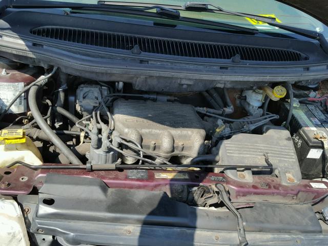 2B4GP2532YR812827 - 2000 DODGE CARAVAN PURPLE photo 7