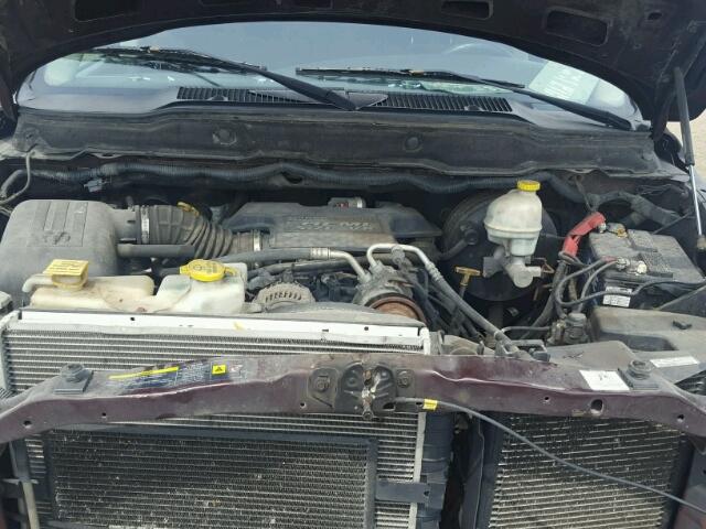 3D7KS28D85G813858 - 2005 DODGE RAM 2500 S BURGUNDY photo 7