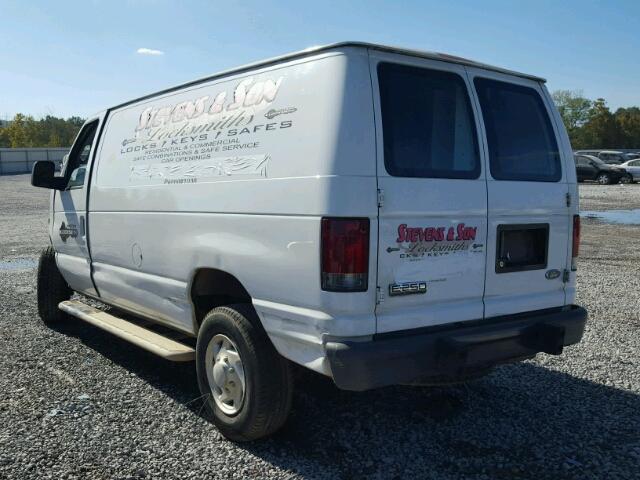 1FTNE24W77DA34943 - 2007 FORD ECONOLINE WHITE photo 3