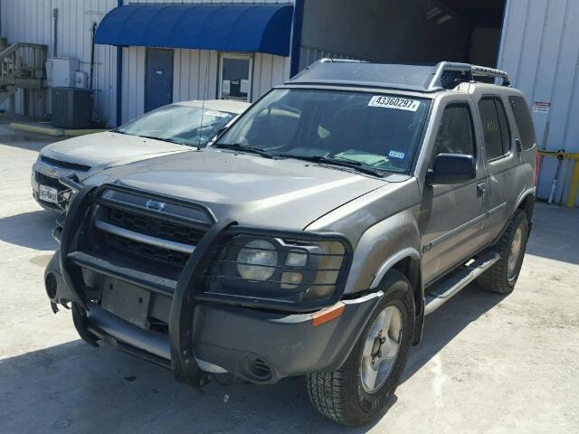 5N1ED28TX3C700871 - 2003 NISSAN XTERRA BEIGE photo 2