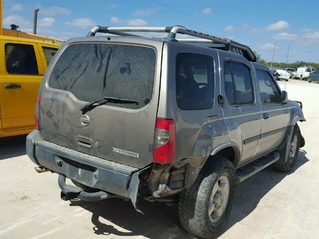 5N1ED28TX3C700871 - 2003 NISSAN XTERRA BEIGE photo 4