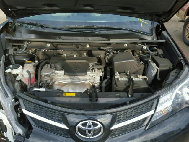 2T3RFREV9DW076834 - 2013 TOYOTA RAV4 XLE BLACK photo 7