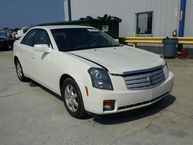 1G6DM57T260144390 - 2006 CADILLAC CTS WHITE photo 1