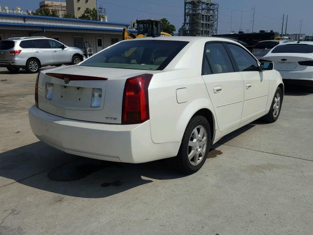 1G6DM57T260144390 - 2006 CADILLAC CTS WHITE photo 4