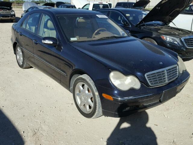 WDBRF61J33E012939 - 2003 MERCEDES-BENZ C 240 BLUE photo 1