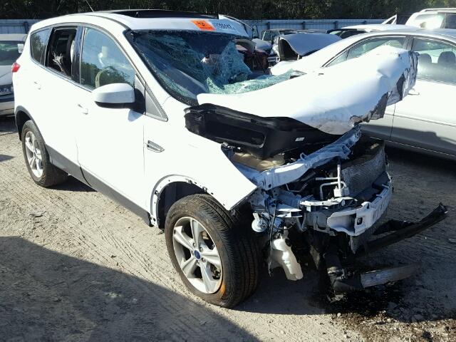 1FMCU0G9XFUA31839 - 2015 FORD ESCAPE SE WHITE photo 1