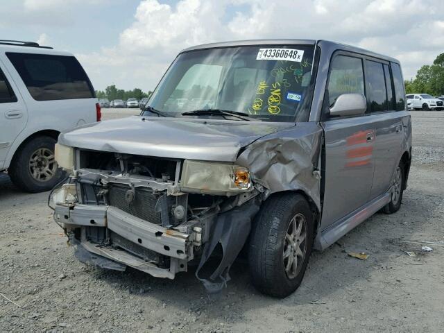 JTLKT324150194647 - 2005 TOYOTA SCION XB Сұр фото 2