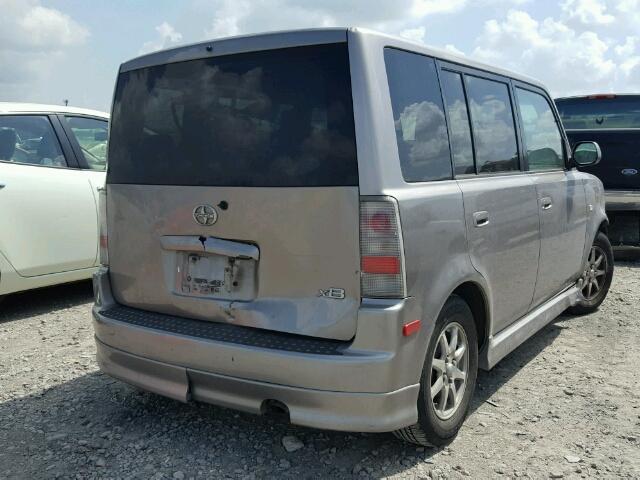 JTLKT324150194647 - 2005 TOYOTA SCION XB Сұр фото 4