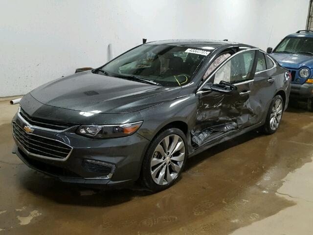 1G1ZH5SXXGF211360 - 2016 CHEVROLET MALIBU PRE CHARCOAL photo 2