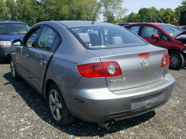 JM1BK12F251290463 - 2005 MAZDA 3 I GRAY photo 3