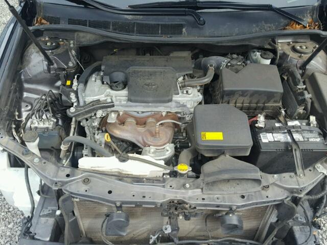 4T4BF1FK6CR172764 - 2012 TOYOTA CAMRY BASE CHARCOAL photo 7