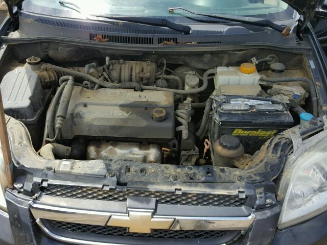 KL1TD56678B158725 - 2008 CHEVROLET AVEO BASE Qara foto 7