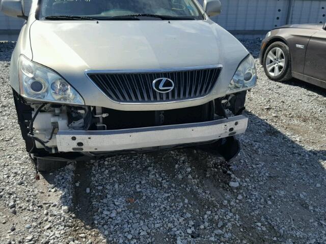 JTJHA31U540043125 - 2004 LEXUS RX 330 BEIGE photo 9