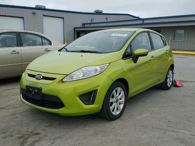 3FADP4EJ9BM161555 - 2011 FORD FIESTA SE GREEN photo 2