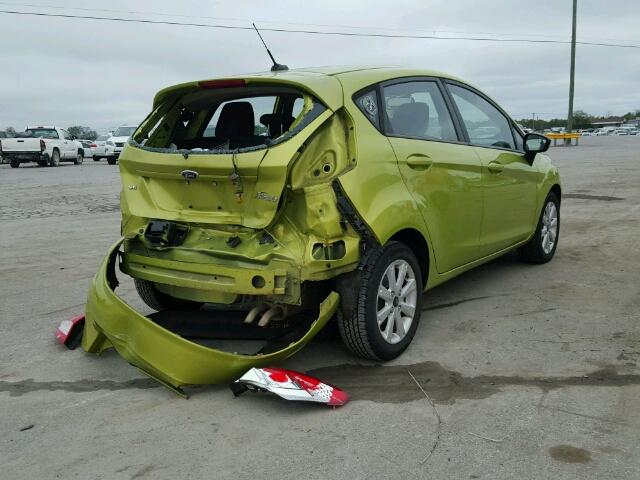 3FADP4EJ9BM161555 - 2011 FORD FIESTA SE GREEN photo 4