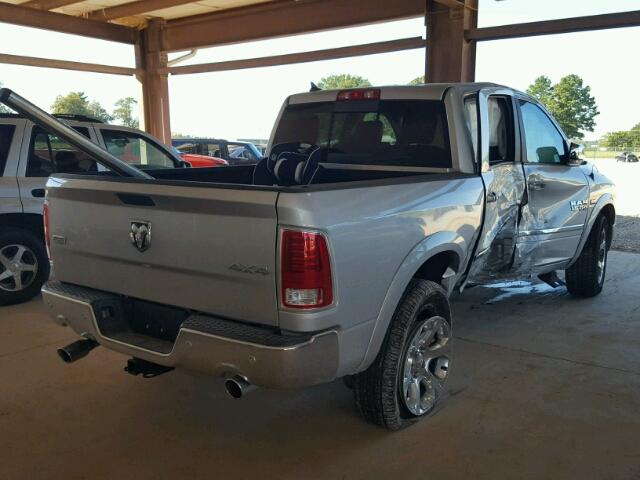 1C6RR7NT8HS529910 - 2017 RAM 1500 LARAM SILVER photo 4