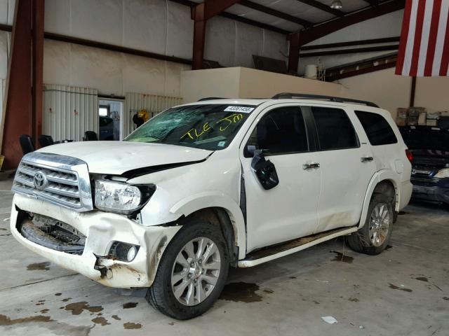 5TDYY5G18FS059407 - 2015 TOYOTA SEQUOIA PL WHITE photo 2