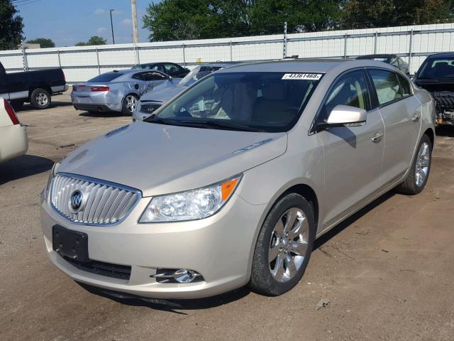 1G4GC5ED7BF342152 - 2011 BUICK LACROSSE C CREAM photo 2