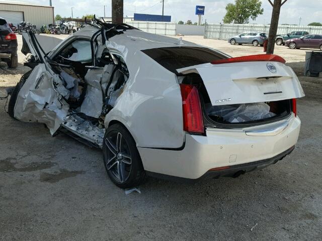 1G6AB5S38D0134895 - 2013 CADILLAC ATS LUXURY WHITE photo 3