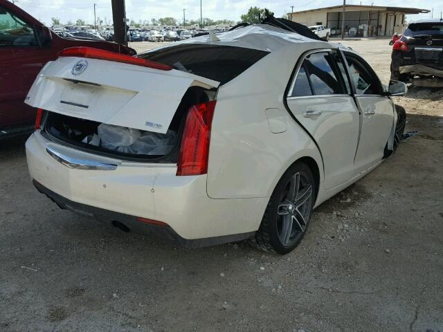 1G6AB5S38D0134895 - 2013 CADILLAC ATS LUXURY WHITE photo 4