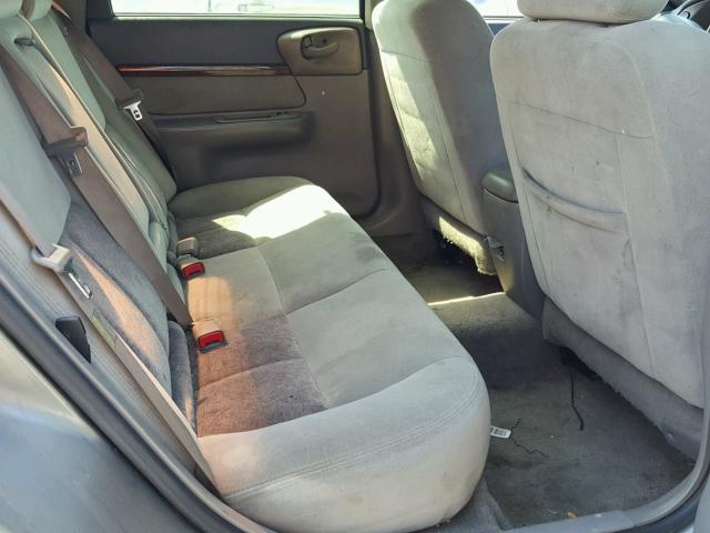 2G1WF52E359109136 - 2005 CHEVROLET IMPALA GRAY photo 6