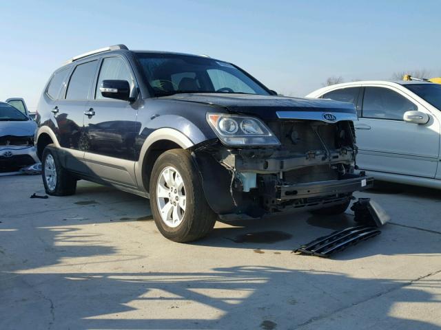 KNDJJ741295026077 - 2009 KIA BORREGO LX BLUE photo 1