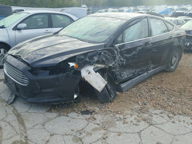 1FA6P0G74E5370411 - 2014 FORD FUSION BLACK photo 9