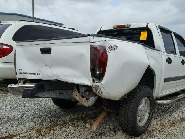 1GCCS136758251524 - 2005 CHEVROLET COLORADO WHITE photo 9