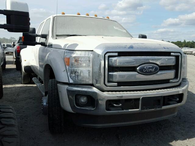 1FT8W4DTXFED06681 - 2015 FORD F450 SUPER WHITE photo 1