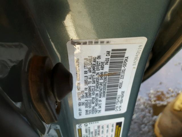 1NXBR32E66Z596379 - 2006 TOYOTA COROLLA BLUE photo 10