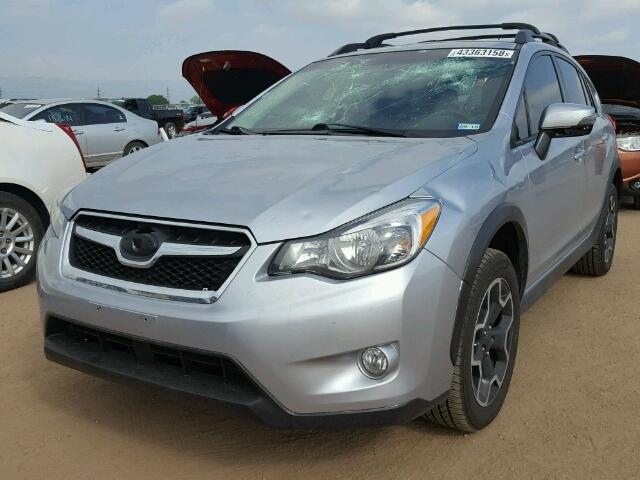 JF2GPAMC6F8273833 - 2015 SUBARU XV CROSSTR SILVER photo 2