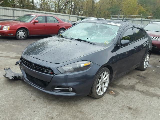 1C3CDFBA4DD298999 - 2013 DODGE DART SXT CHARCOAL photo 2