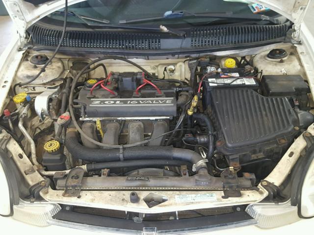 1P3ES46C41D182031 - 2001 PLYMOUTH NEON BASE 白色 照片 7