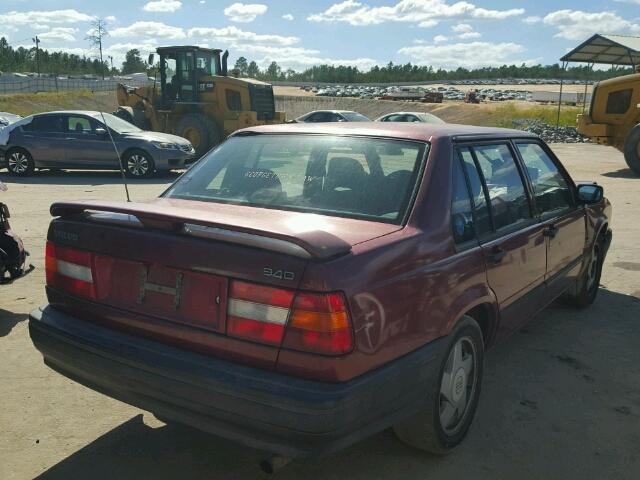 YV1JS8318S1204506 - 1995 VOLVO 940 BURGUNDY photo 4