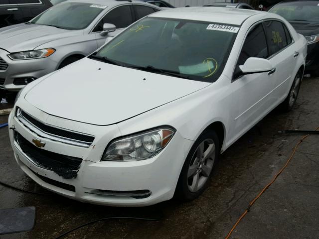 1G1ZC5E02CF143319 - 2012 CHEVROLET MALIBU 1LT WHITE photo 2