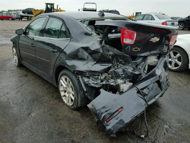 1G11C5SA3DF168516 - 2013 CHEVROLET MALIBU BLACK photo 3