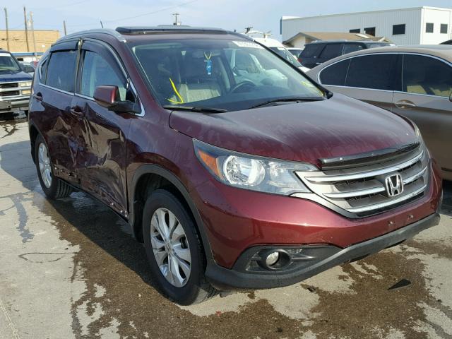 5J6RM3H73EL018653 - 2014 HONDA CR-V EXL MAROON photo 1