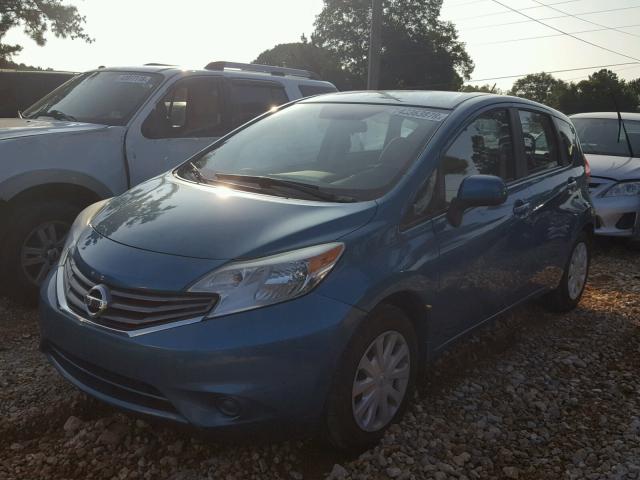 3N1CE2CP3EL353980 - 2014 NISSAN VERSA NOTE BLUE photo 2