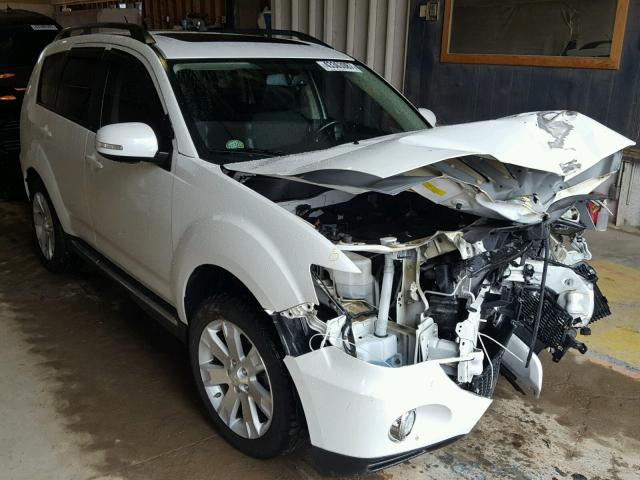 JA4JT3AW1DU001571 - 2013 MITSUBISHI OUTLANDER WHITE photo 1